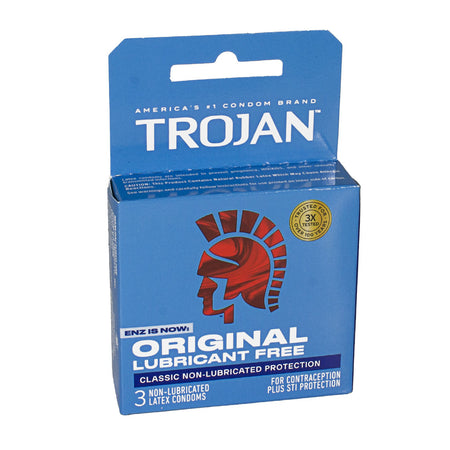 [72032708] Trojan Original Lubricant Free (3pk)