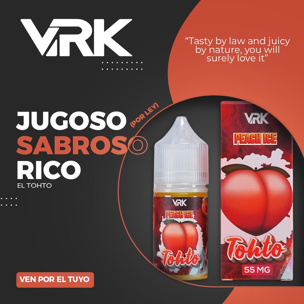 [VK-0002] VRK Salt - Peach Ice tohto
