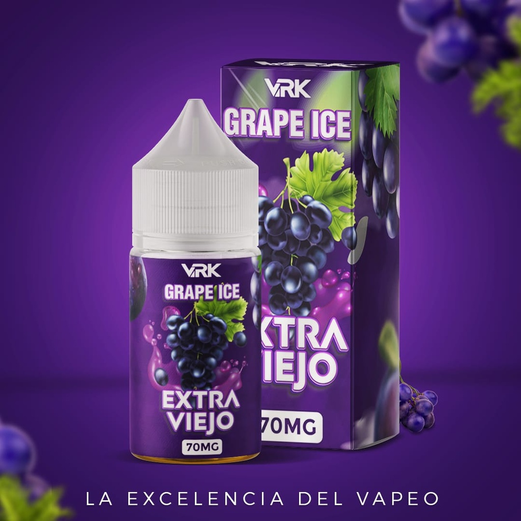 [VK-0001] VRK Salt - Grape Ice Extra Viejo
