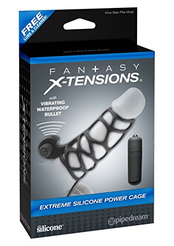 Fantasy X-Tensions Extreme Silicone Power Cage - Black