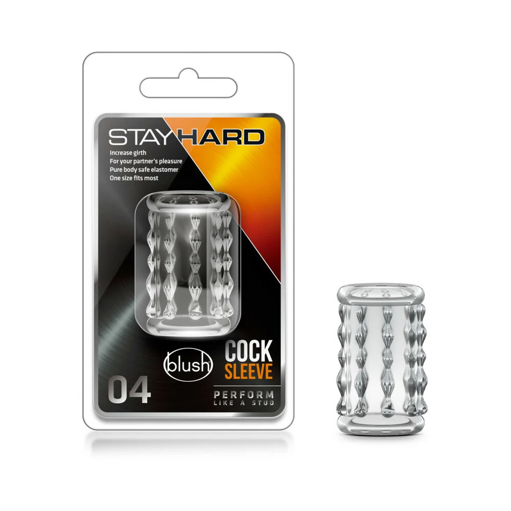 Stay Hard Cock Sleeve 04 - Clear