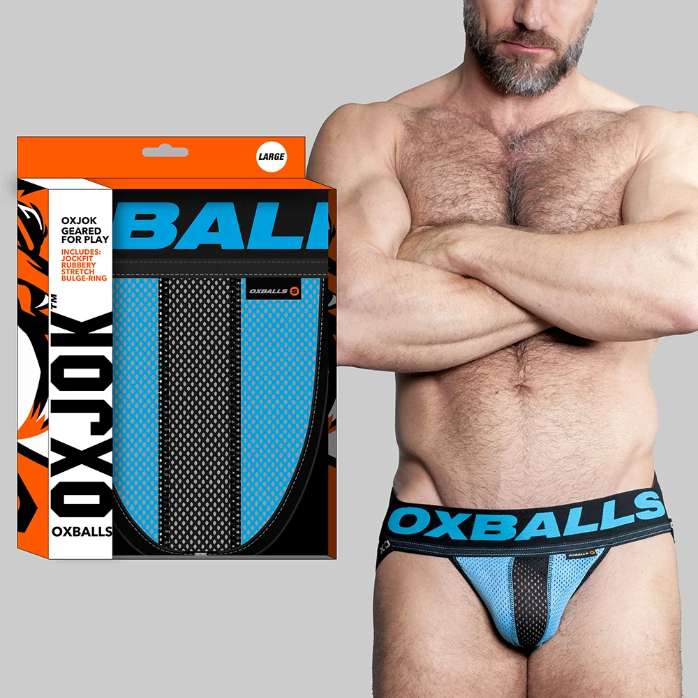 Airmesh Upthrust Slider-Strap Jock Sky Blue