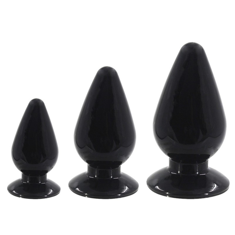 [LT-0302336] Tapón anal de cristal líquido (negro, S/P)
