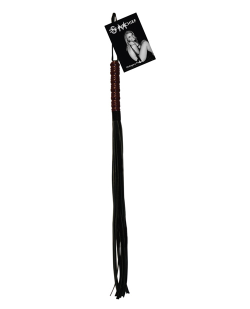 Sportsheets Sex & Mischief Mahogany Flogger Black