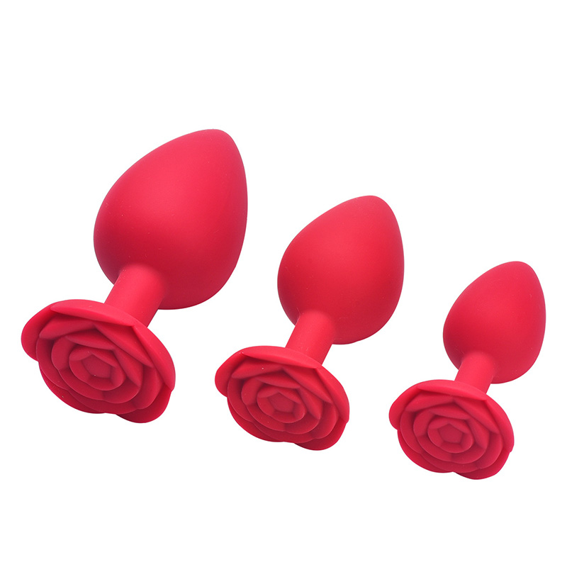 [LT-0302334] Set de tapones anales Rose (rojo)
