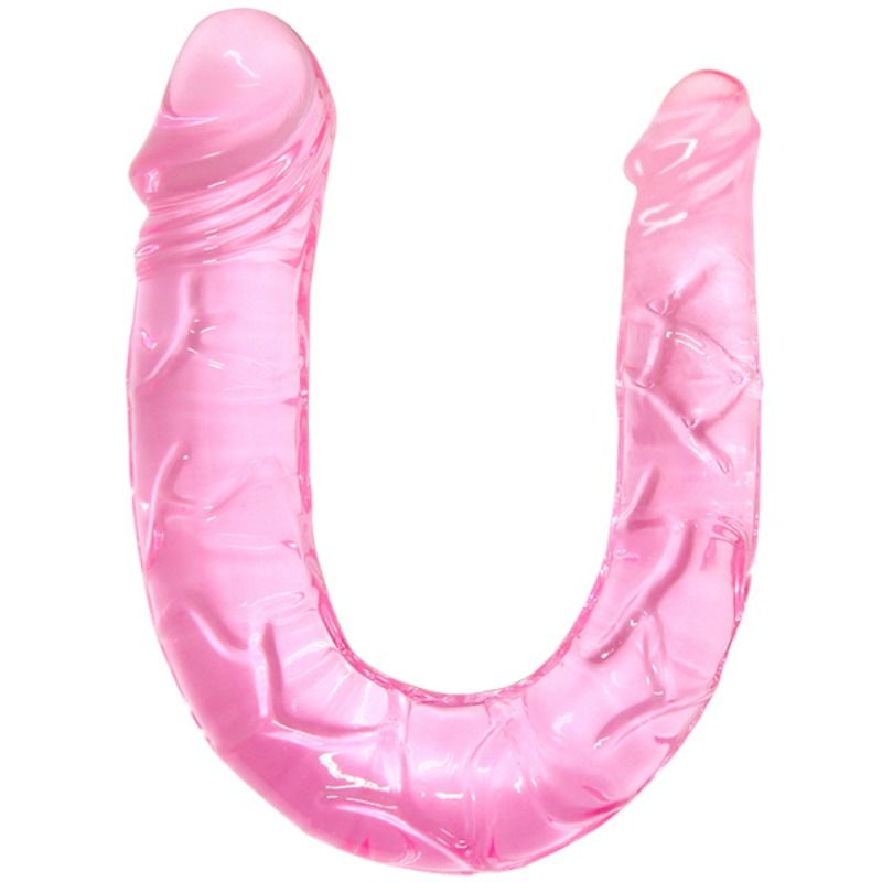 [D-219260] BAILE - DOUBLE DONG DOUBLE PINK DILDO