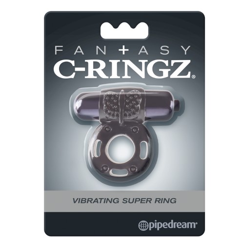 Fantasy C-Ringz Anillo vibrador para el pene con bala, color negro