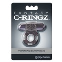 Fantasy C-Ringz Anillo vibrador para el pene con bala, color negro