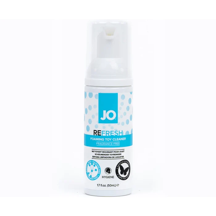 JO Refresh Limpiador espumoso para juguetes 1.7 oz.