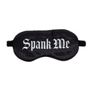 Ouch! Spank Me Printed Mask Satin Black