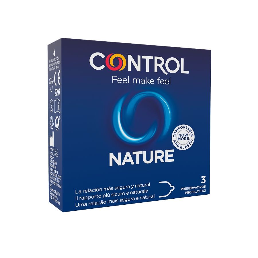 [D-194268] CONTROL - ADAPTA NATURE CONDOMS 3 PK